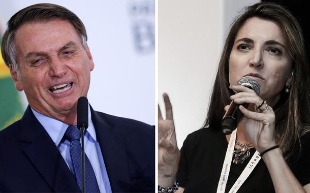 Jair Bolsonaro e Patricia Campos Mello