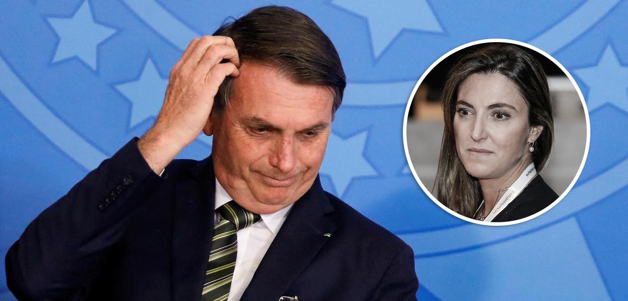 Jair Bolsonaro e Patricia Campos Mello