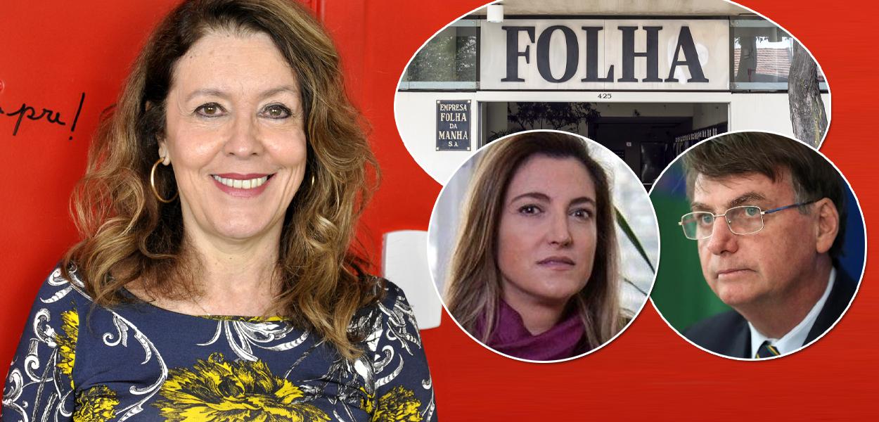 Helena Chagas, Patrícia Campos Mello e Jair Bolsonaro