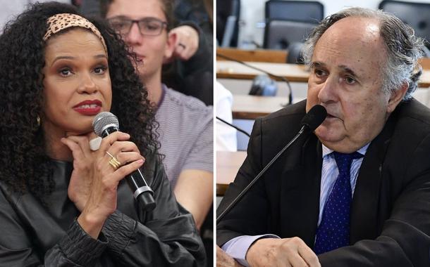 Teresa Cristina e Cristovam Buarque