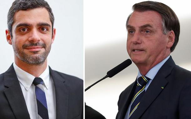 Bruno Boghossian e Jair Bolsonaro