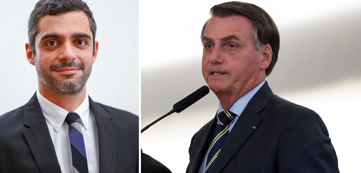 Bruno Boghossian e Jair Bolsonaro