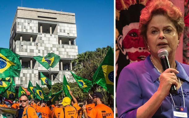 Dilma apoia greve dos petroleiros.