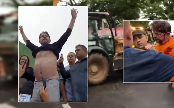 Cid Gomes antes de ser baleado