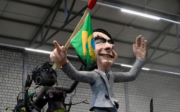 Bolsonaro incendiario (Carnaval Alemanha)