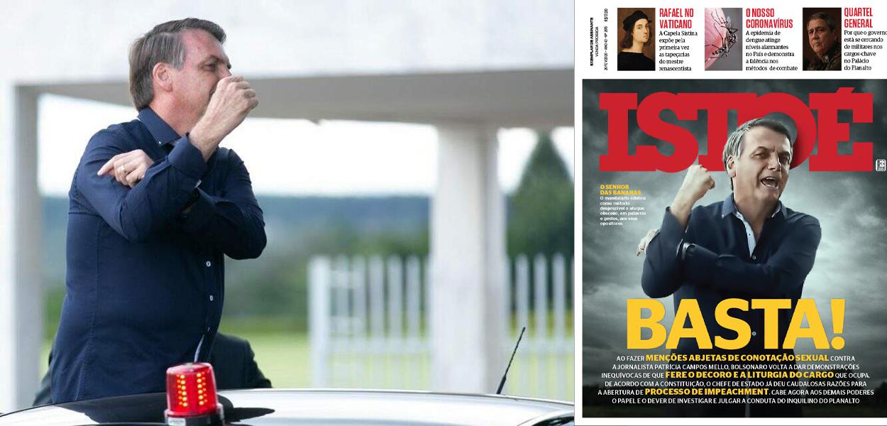 Bolsonaro e Capa da Istoé