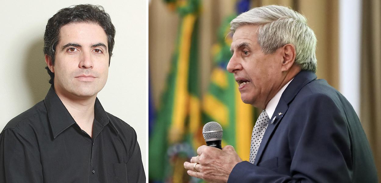 Bernardo Mello Franco e General Augusto Heleno