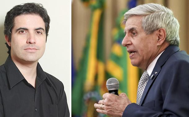 Bernardo Mello Franco e General Augusto Heleno