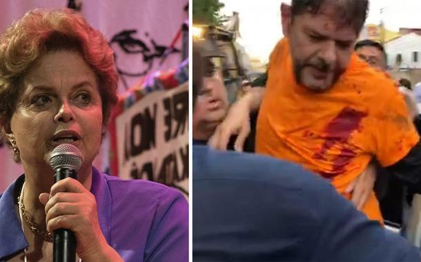 Dilma Rousseff e Cid Gomes baleado