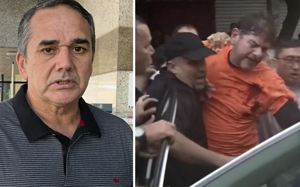 Cabo Sabino e Cid Gomes baleado