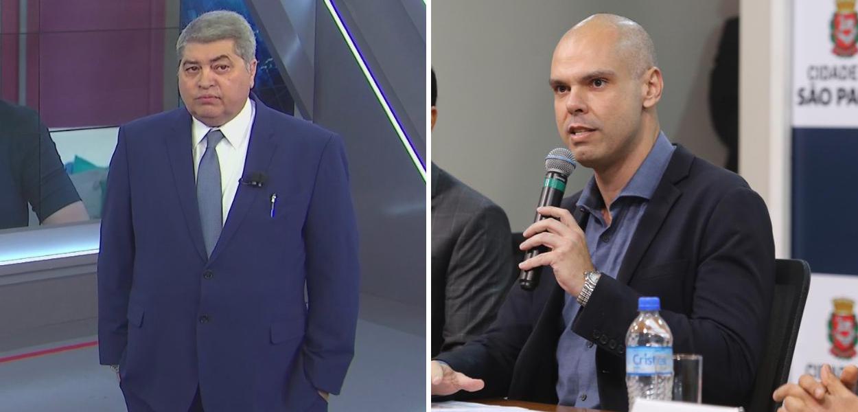 José Luiz Datena e Bruno Covas