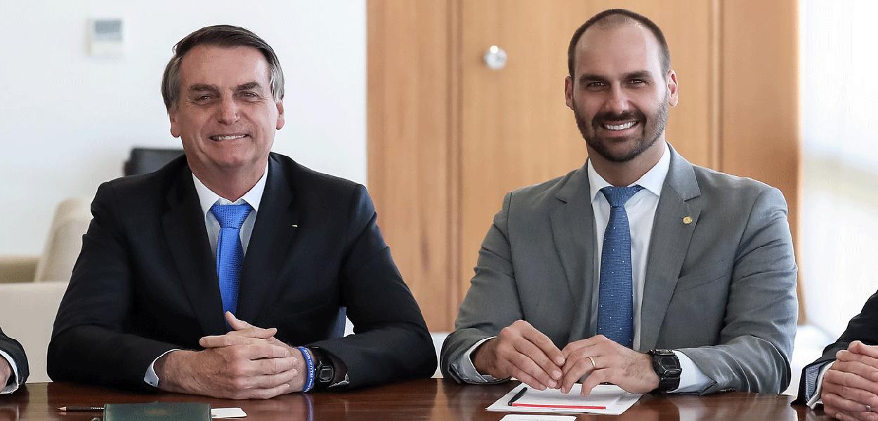 Jair e Eduardo Bolsonaro