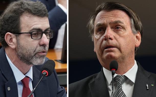 Marcelo Freixo e Jair Bolsonaro