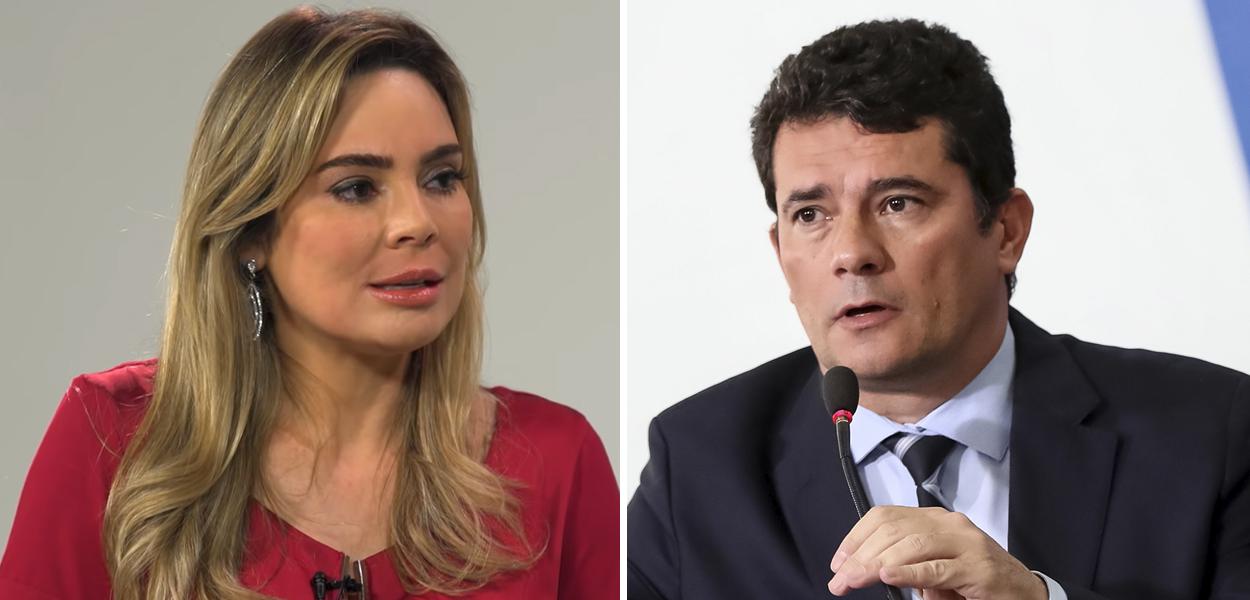 Rachel Sheherazade e Sérgio Moro