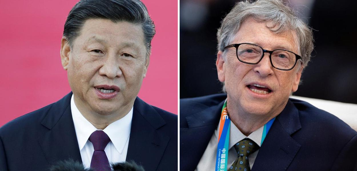 Xi Jinping e Bill Gates