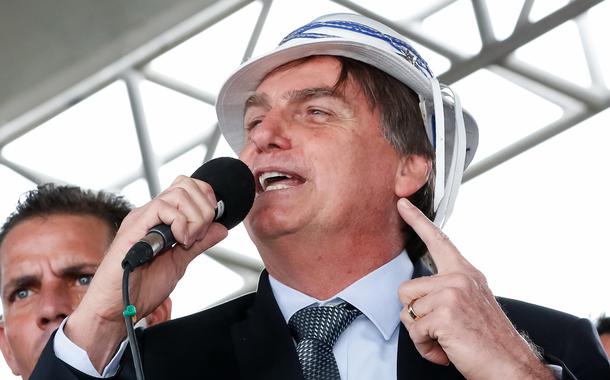 Jair Bolsonaro em inauguração de aeroporto em Vitória da Conquista (BA) 23/07/2019