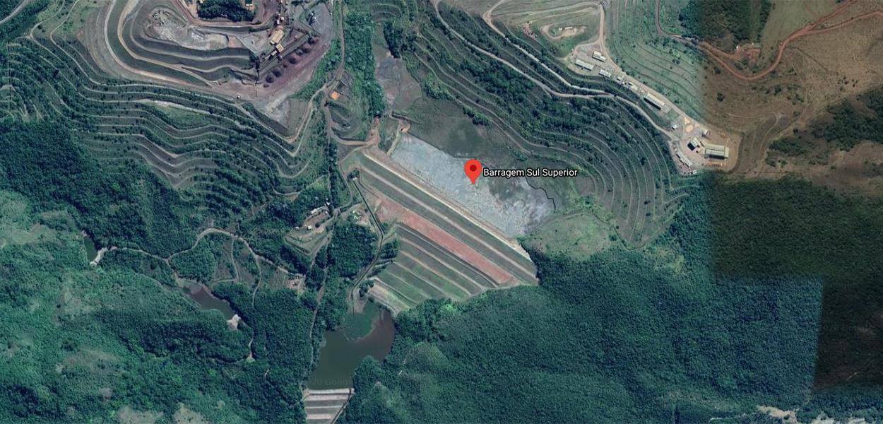 Barragem Sul Superior, na região de Barão de Cocais