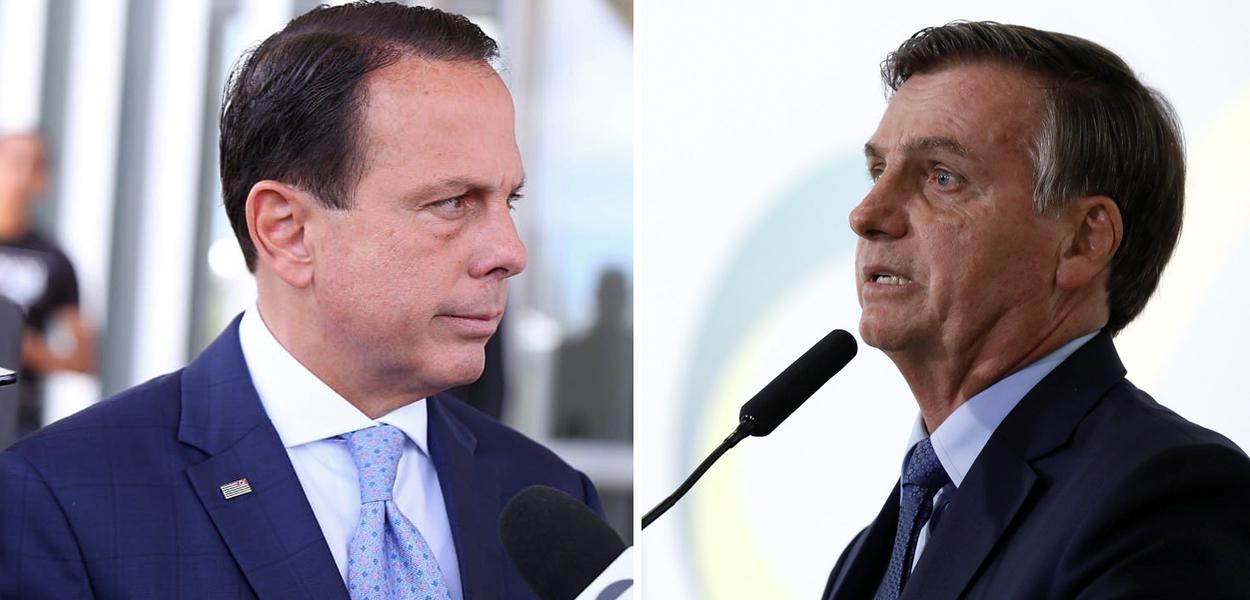 João Doria e Jair Bolsonaro