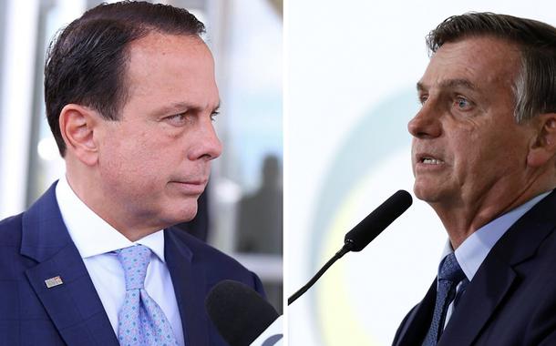 João Doria e Jair Bolsonaro
