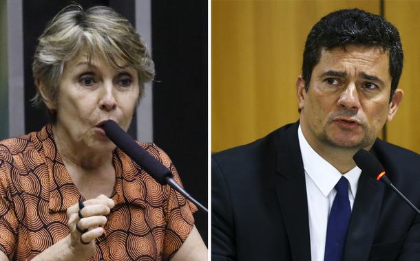 Erika Kokay e Sérgio Moro