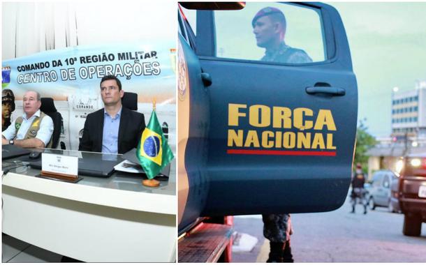 Ministério Sergio Moro dá coletiva no Ceará