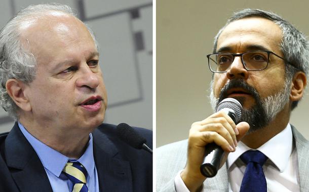 Renato Janine Ribeiro e Abraham Weintraub