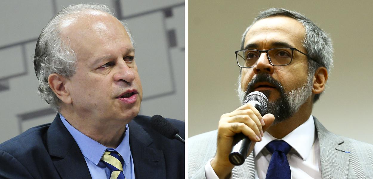 Renato Janine Ribeiro e Abraham Weintraub
