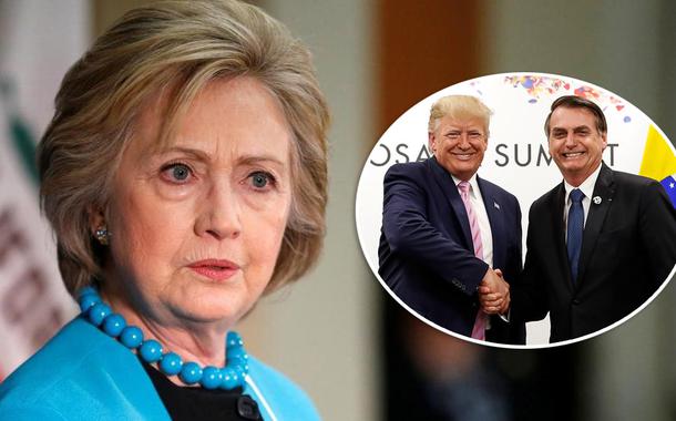 Hillary Clinton, Donal Trump e Jair Bolsonaro