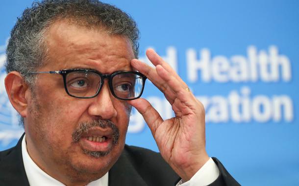 O diretor-geral da OMS, Tedros Adhanom Ghebreyesus, alerta mais prejuízos causados pelo coronavírus
