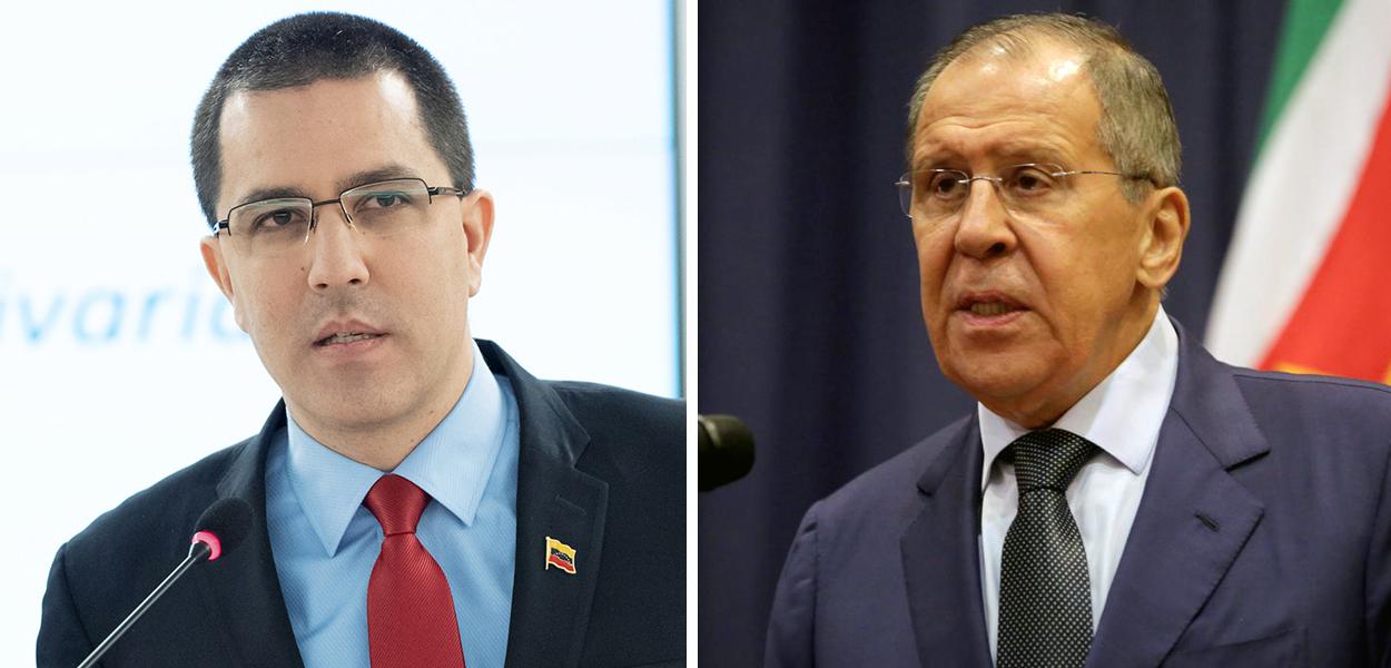 Jorge Arreaza e Sergei Lavrov