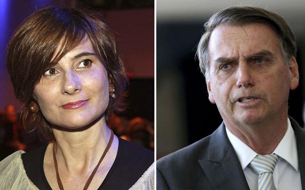 Eliane Brum e Jair Bolsonaro