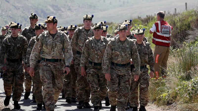 Militares do exército inglês