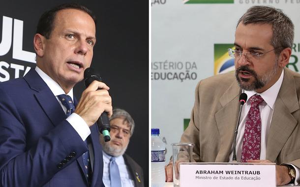 João Doria e Abraham Weintraub