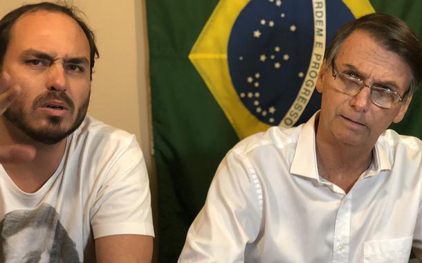 Carlos e Jair Bolsonaro