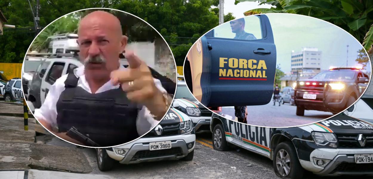 Armado, Inspetor Alberto ameaça governador do Ceará