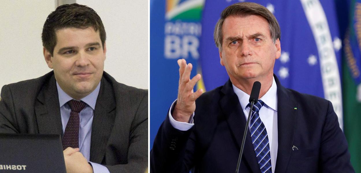 Marcelo Uchôa e Jair Bolsonaro