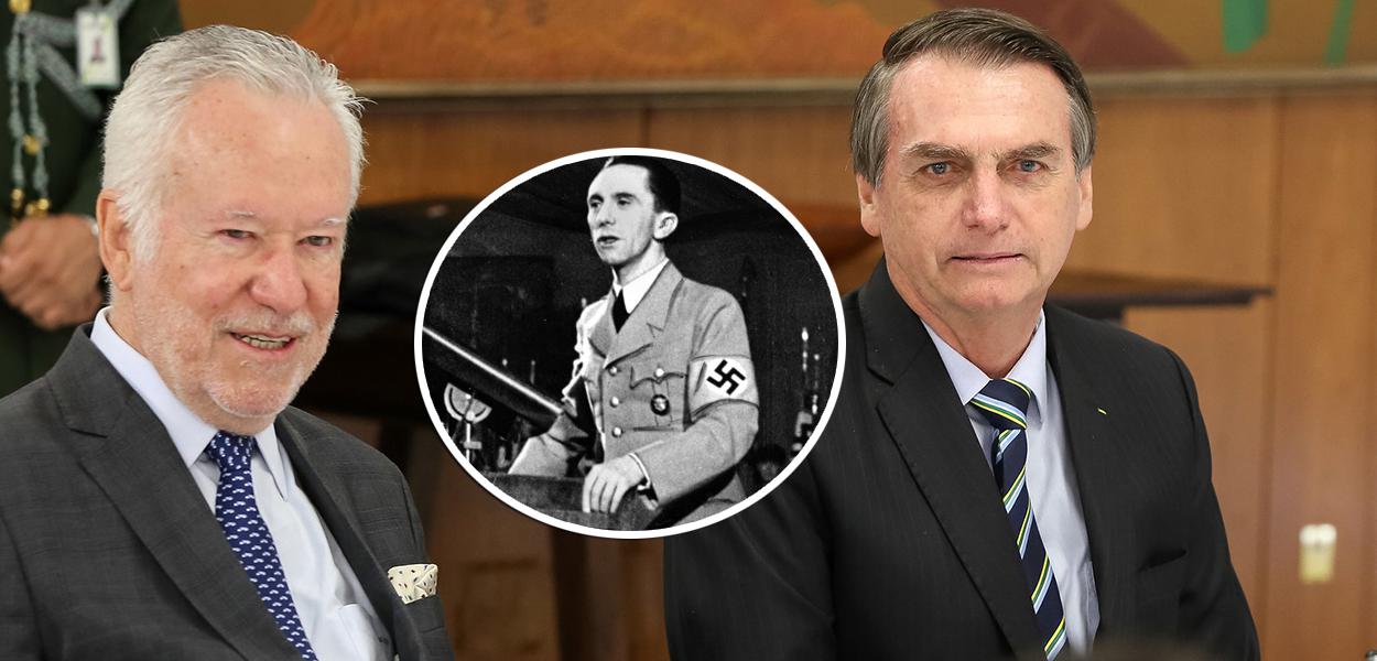 Alexandre Garcia, Joseph Goebbels e Jair Bolsonaro