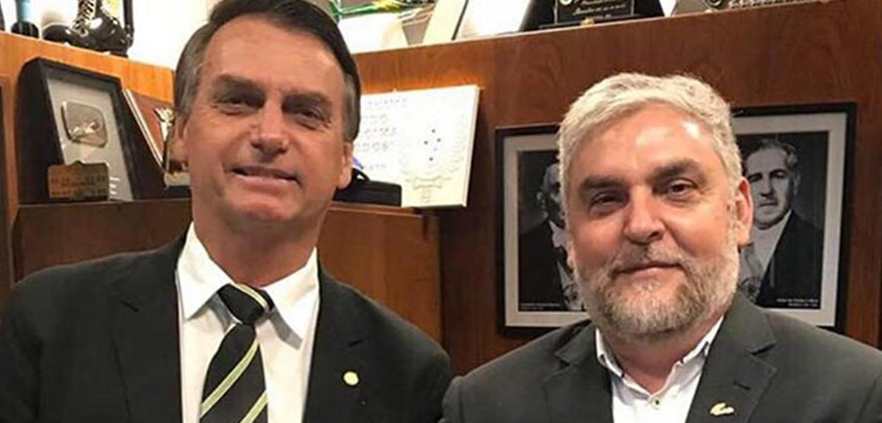 Jair Bolsonaro e Silvio Santos Nascimento