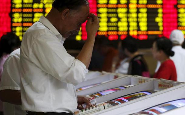 Bolsa de valores China.