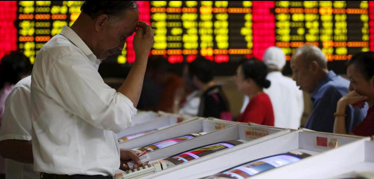 Bolsa de valores China.