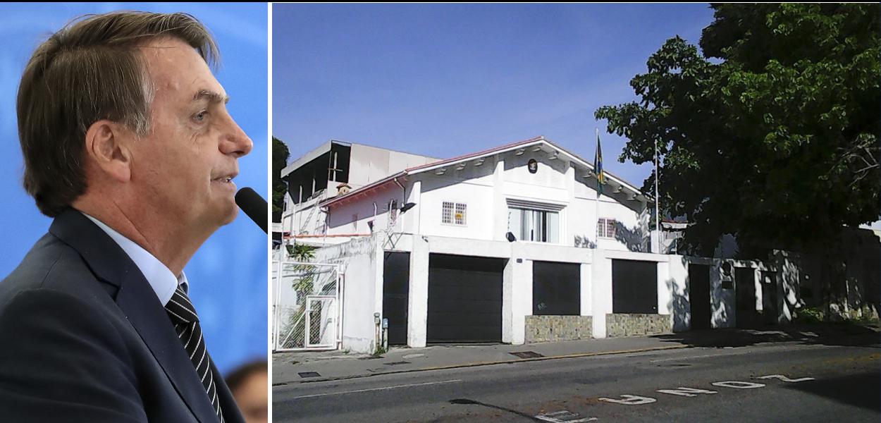 Bolsonaro avalia fechar embaixada brasileira na Venezuela.