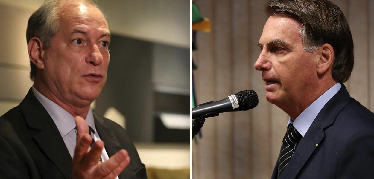 Ciro Gomes e Jair Bolsonaro