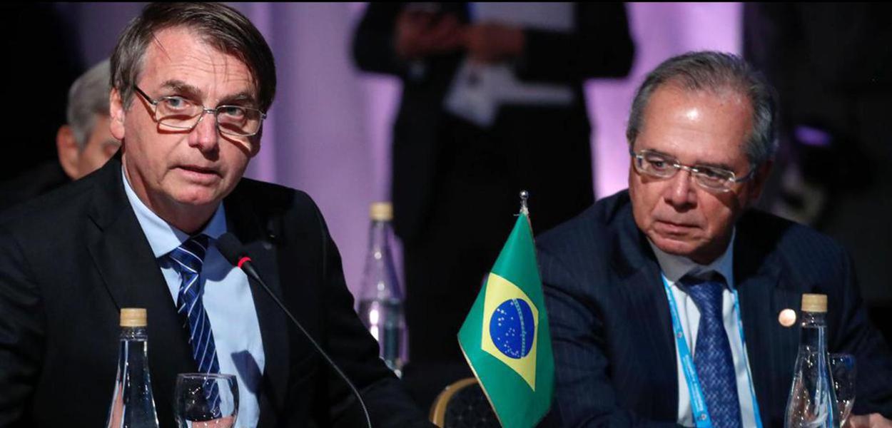 Bolsonaro e Paulo Guedes