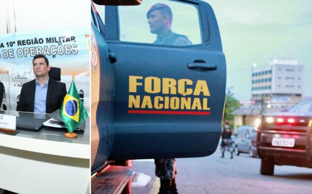 Ministério Sergio Moro dá coletiva no Ceará