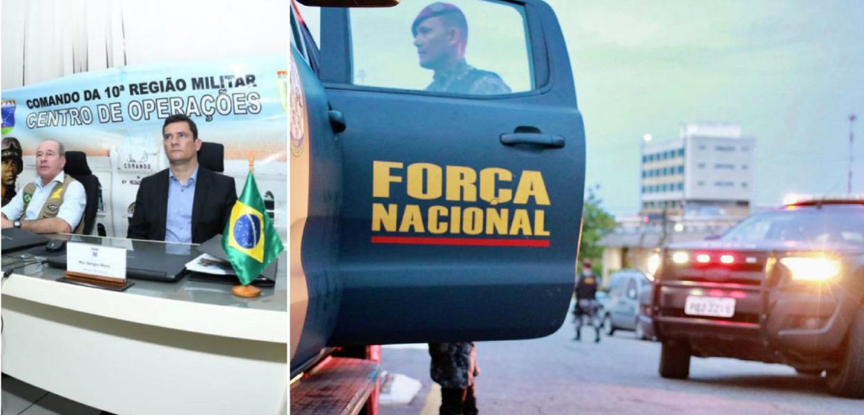 Ministério Sergio Moro dá coletiva no Ceará
