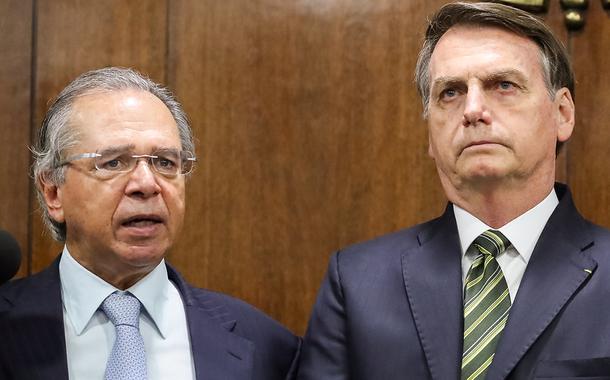 Ministro de Estado da Economia, Paulo Guedes e Jair Bolsonaro