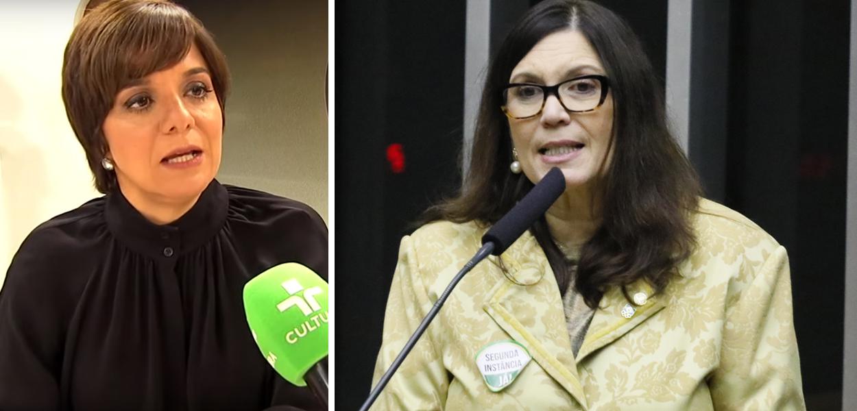 Vera Magalhães e Bia Kicis