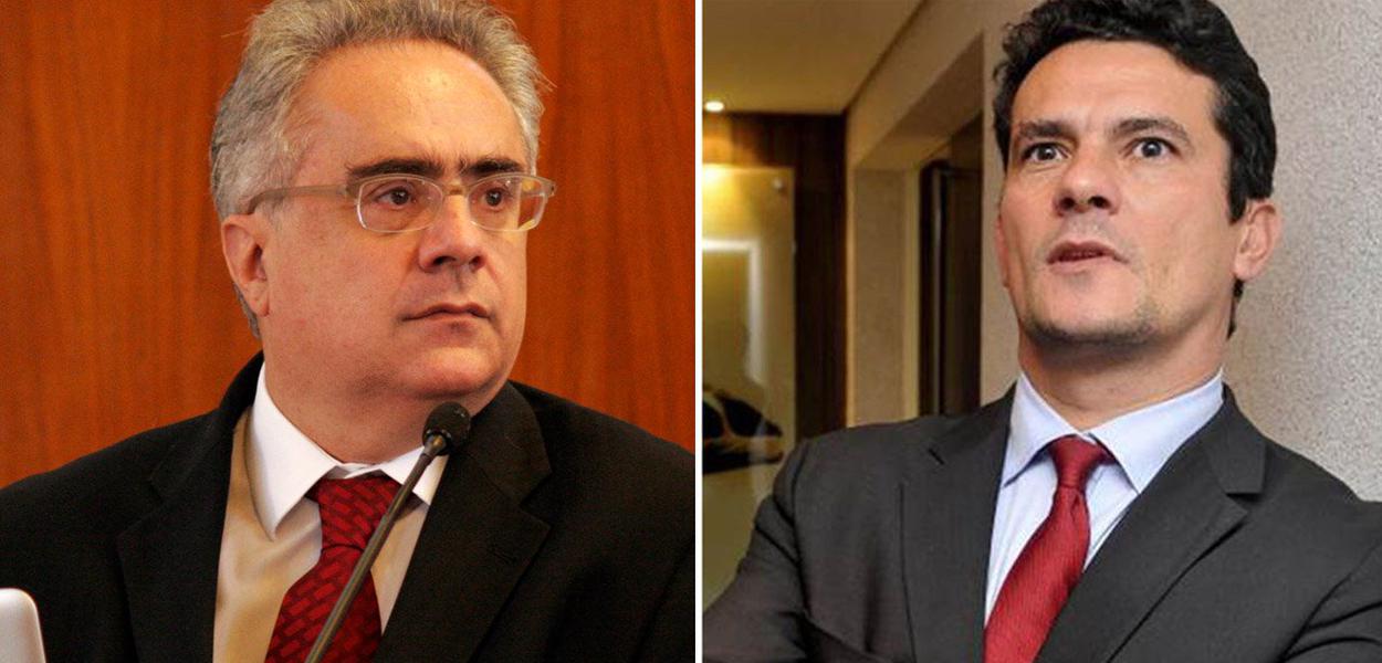 Luís Nassif e Sergio Moro.