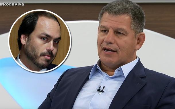 Carlos Bolsonaro e  Gustavo Bebianno