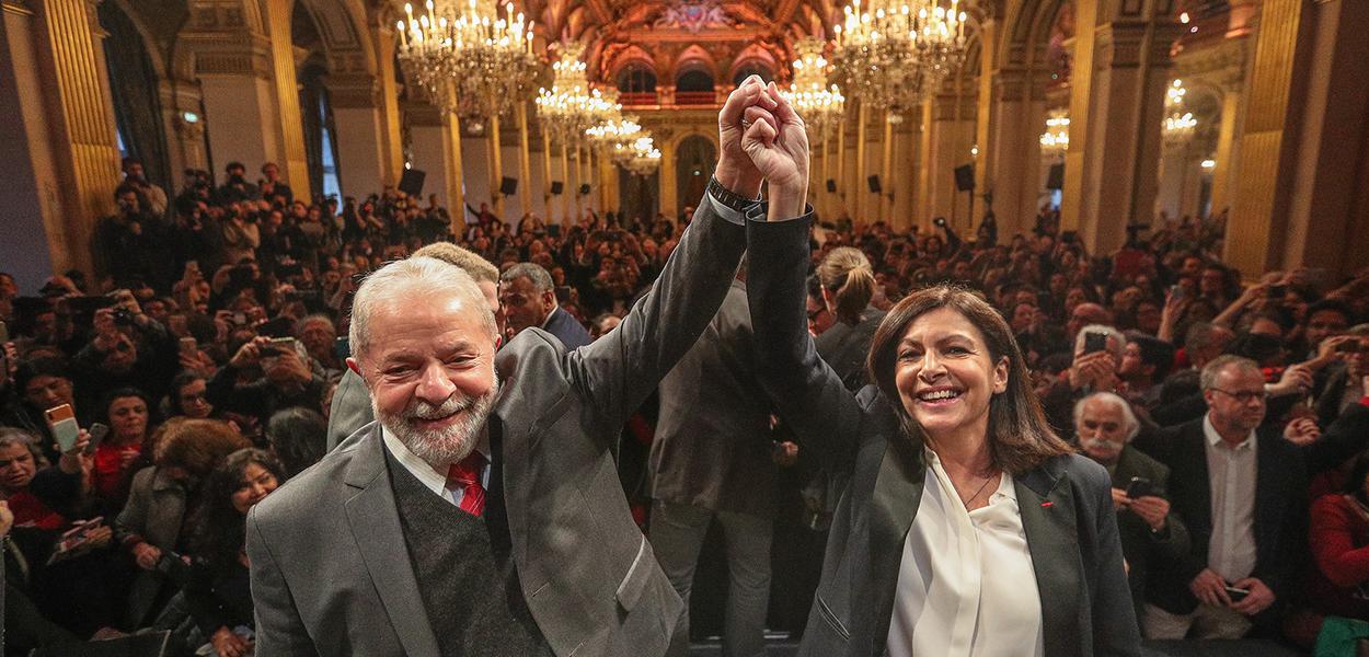 Lula e Anne Hidalgo